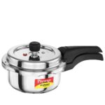 Prestige 2 Litre Stainless Steel Deluxe Alpha Svachh Outer Lid Pressure Cooker